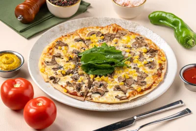 Mantarlı Pizza