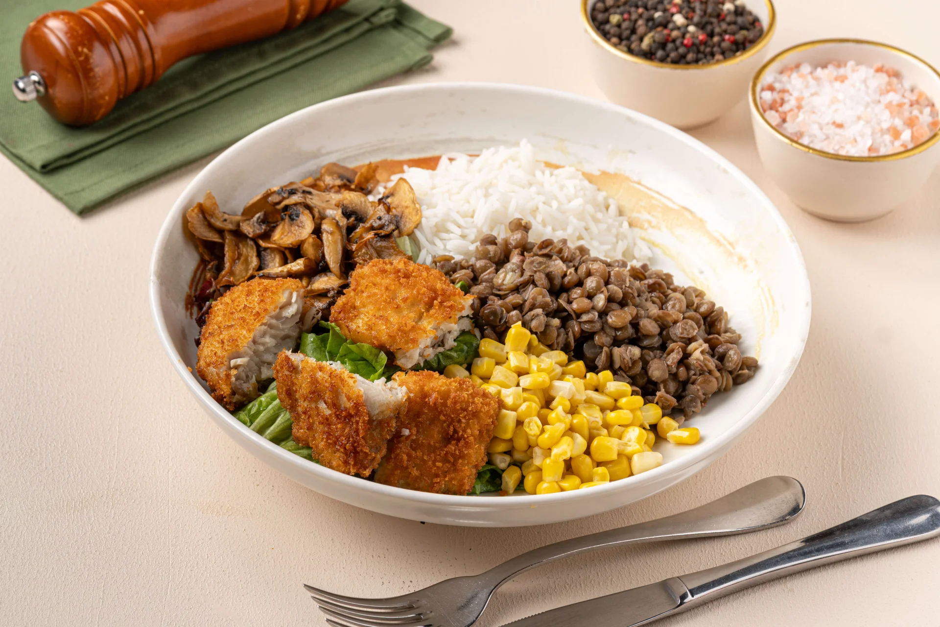 Çıtır Balıklı Bowl