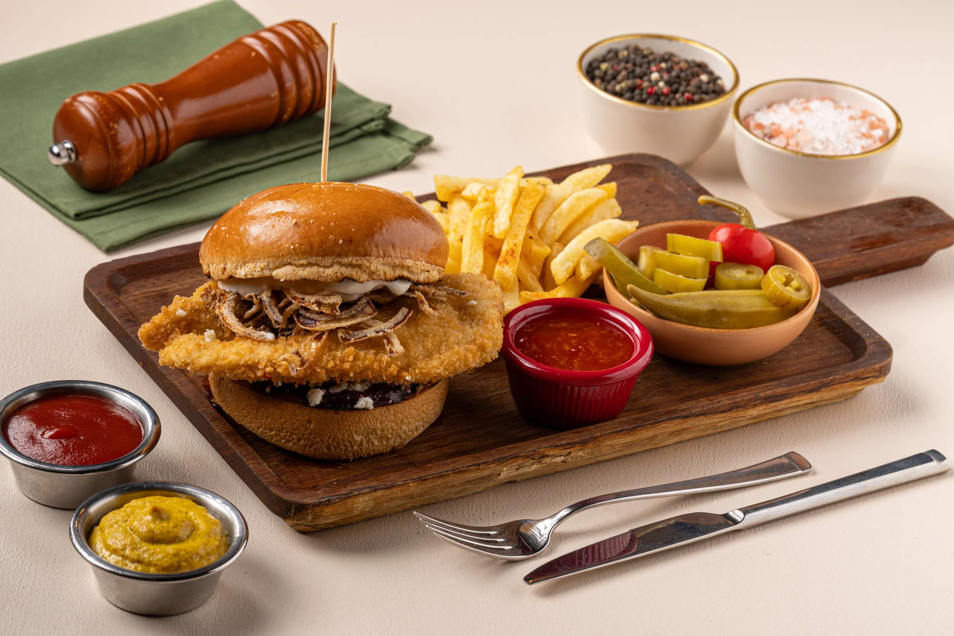 Çıtır Tavuklu Burger