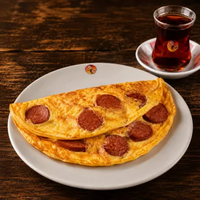 Sucuklu Omlet